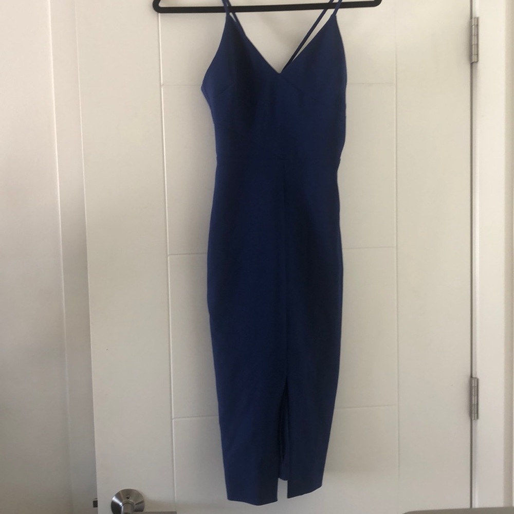 Sexy yet sophisticated Likely navy blue dress